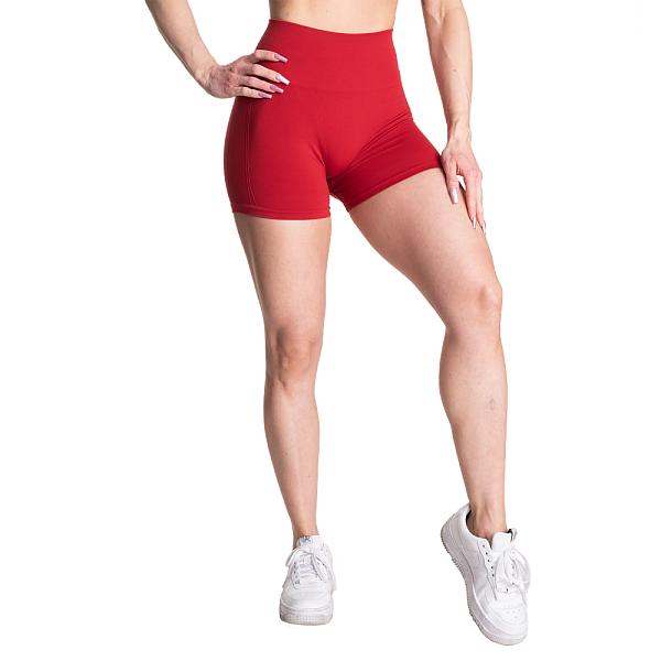 Better Bodies Scrunch Shorts - Chili Red Detail 3