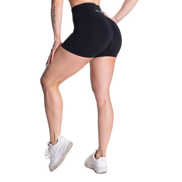 Better Bodies Scrunch Shorts - Black Detail 1