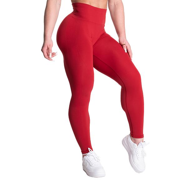 Better Bodies Scrunch Leggings - Chili Red Detail 2