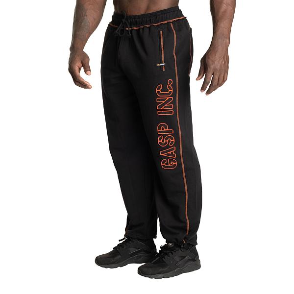 GASP Division Sweatpant - Black/Flame Detail 1