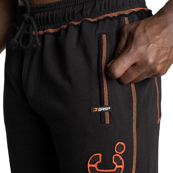 GASP Division Sweatpant - Black/Flame Detail 4