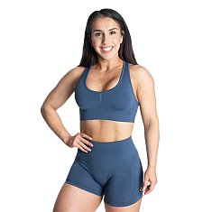 Better Bodies Scrunch Sports Bra - Sky Blue