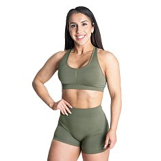 Better Bodies Scrunch Sports Bra - Washed Green