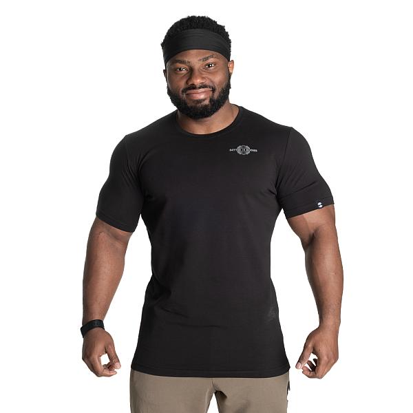 Better Bodies Essential Tapered Tee - Black Detail 1