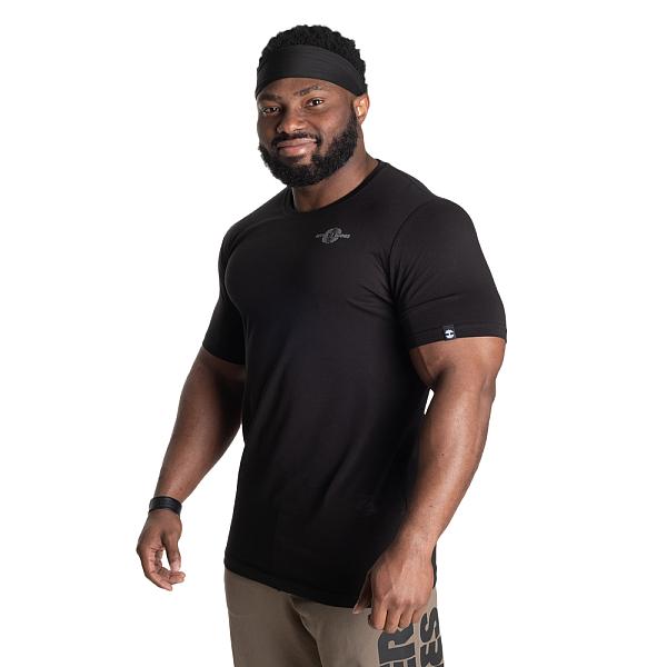 Better Bodies Essential Tapered Tee - Black Detail 3