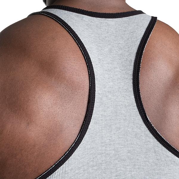 Better Bodies Dumbbell T-Back - Grey Melange Detail 5