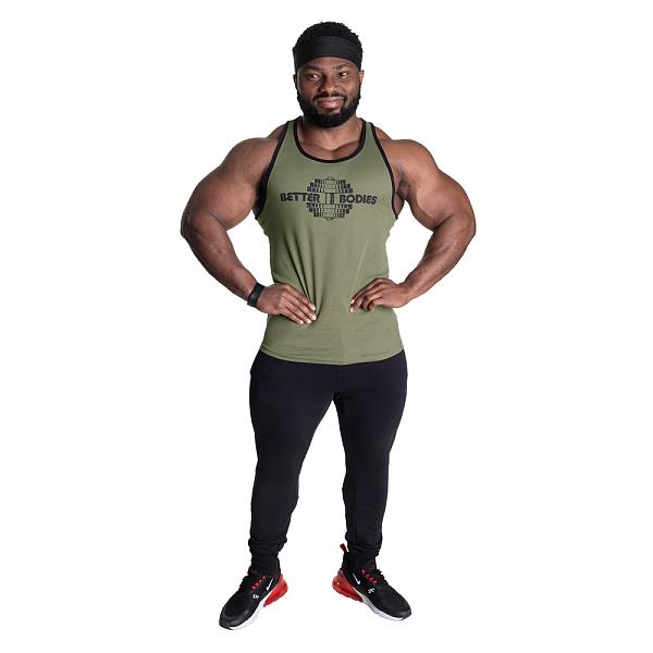 Better Bodies Dumbbell T-Back - Washed Green Detail 6