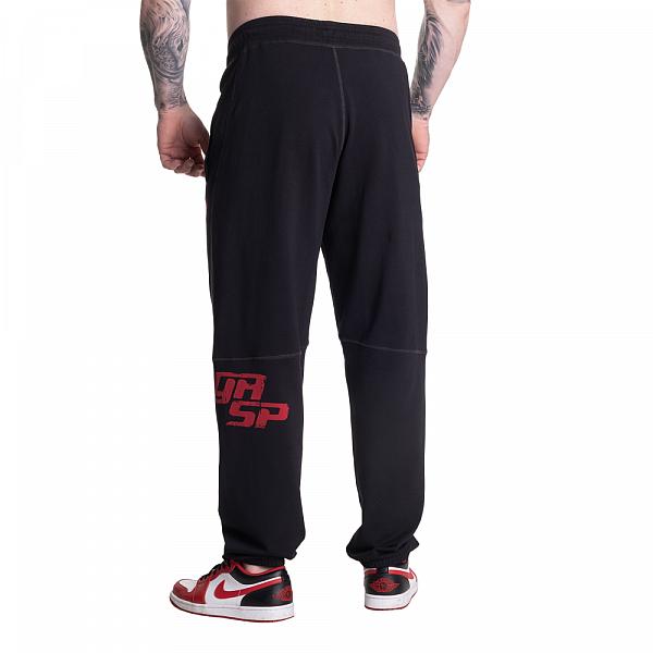 GASP Vintage Sweatpants - Black/Red Detail 3
