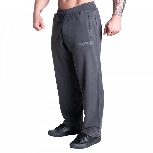 GASP Acid Sweatpant - Acid Washed Black Detail 1