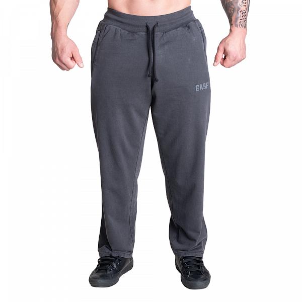 GASP Acid Sweatpant - Acid Washed Black Detail 3