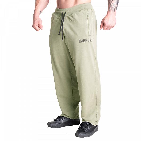 GASP Acid Sweatpant - Acid Washed Green Detail 1