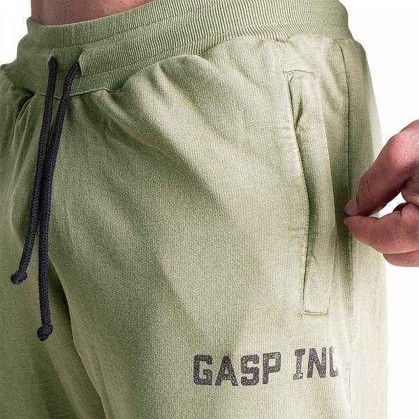 GASP Acid Sweatpant - Acid Washed Green Detail 4