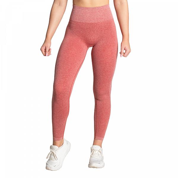 Better Bodies Curve Scrunch Leggings - Chili Red Melange Detail 3