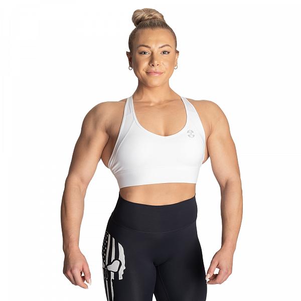 Better Bodies Core Sports Bra - White Detail 1