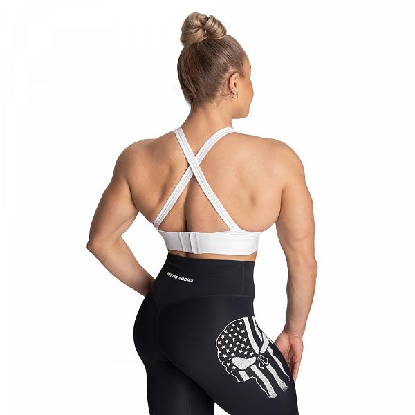 Better Bodies Core Sports Bra - White Detail 2