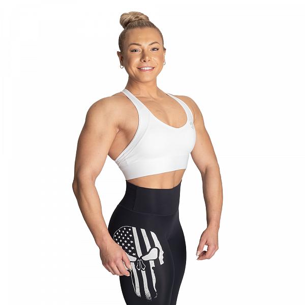 Better Bodies Core Sports Bra - White Detail 3