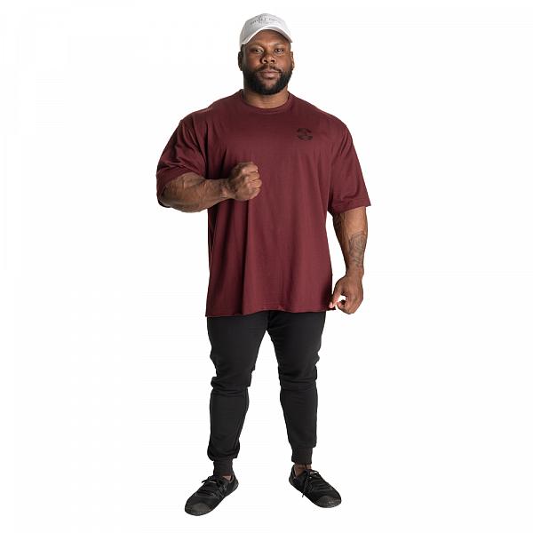 Better Bodies Union Iron Tee - Maroon Detail 6