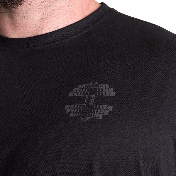 Better Bodies Union Iron Tee - Black Detail 5