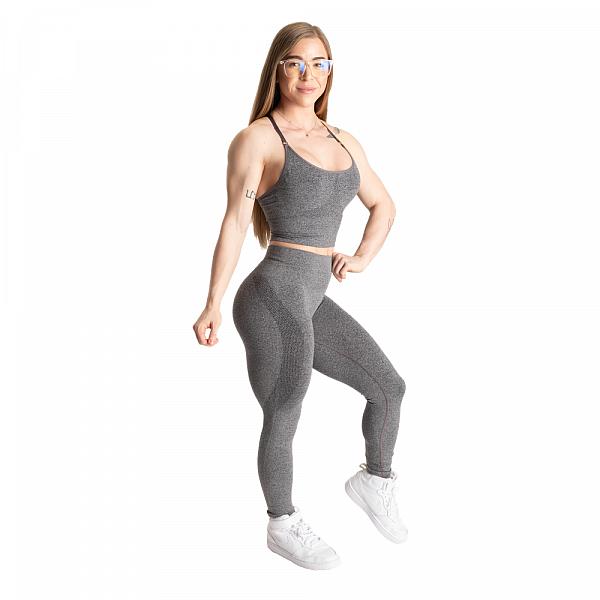 Better Bodies Rockaway Leggings V2 - Graphite Melange Detail 5