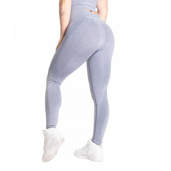 Better Bodies Rockaway Leggings V2 - Light Blue Melange Detail 2