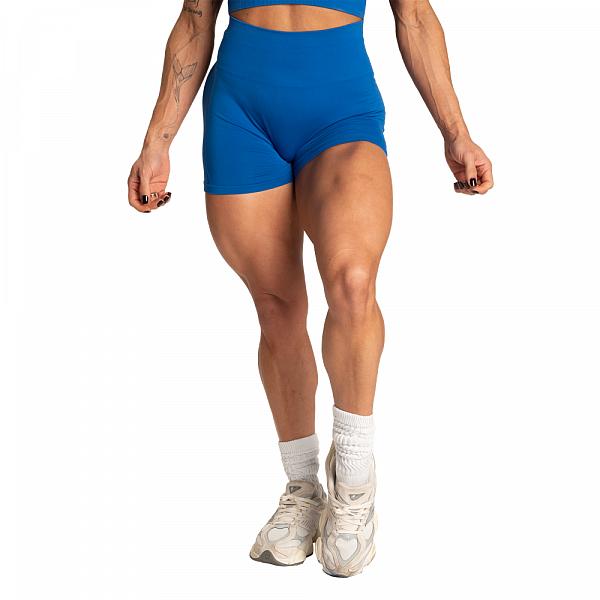Better Bodies Scrunch Shorts - Cobalt Blue Detail 3