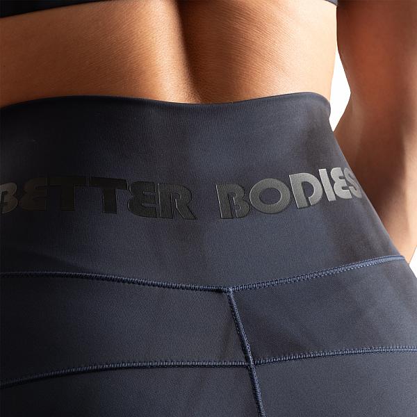 Better Bodies High Waist Leggings - Sky Blue Grunge Detail 6