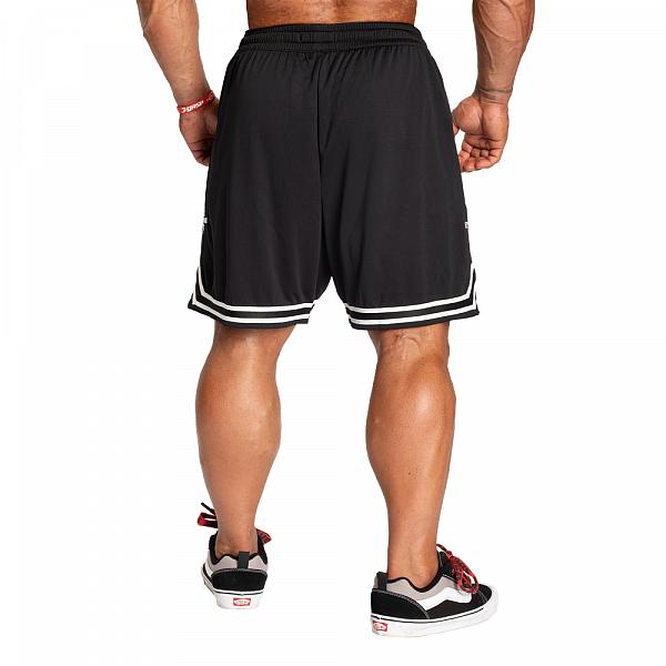 Better Bodies Basketball Shorts - Black/White Detail 2