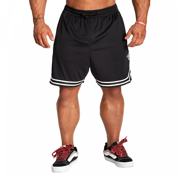 Better Bodies Basketball Shorts - Black/White Detail 3