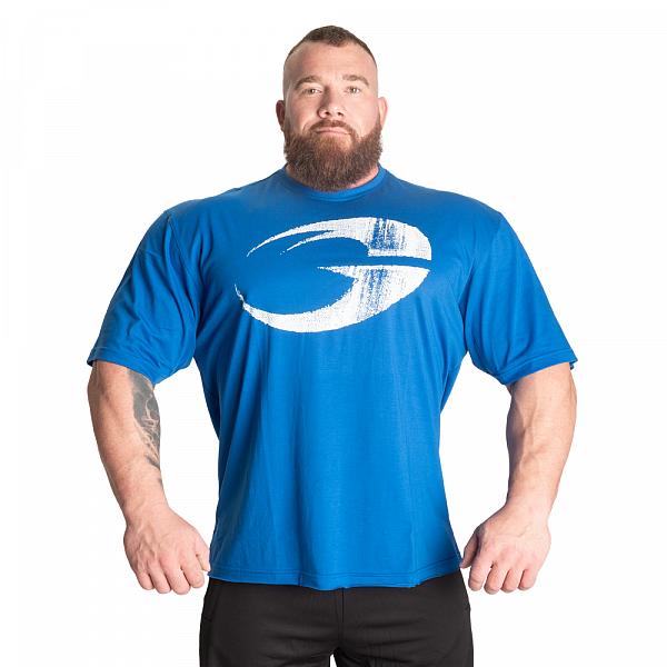 GASP Pump Cover Iron Tee - Cobalt Blue Detail 1