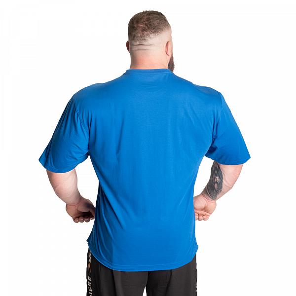 GASP Pump Cover Iron Tee - Cobalt Blue Detail 3
