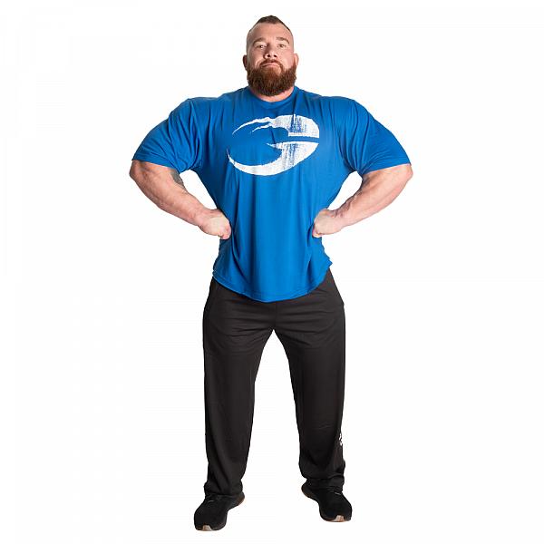 GASP Pump Cover Iron Tee - Cobalt Blue Detail 4