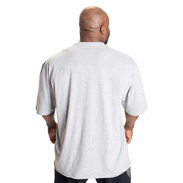 GASP Pump Cover Iron Tee - Light Grey Melange Detail 2