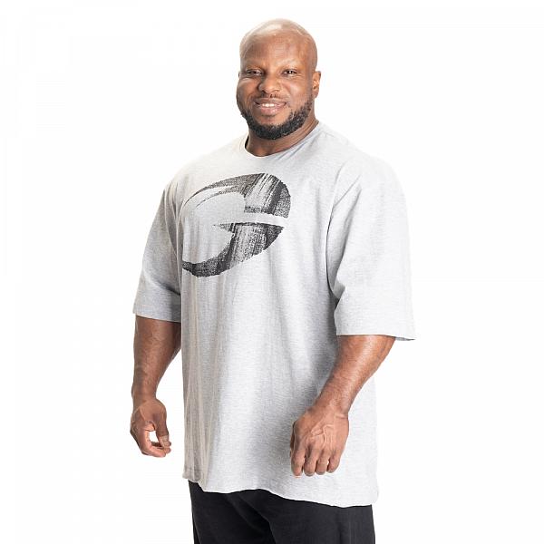 GASP Pump Cover Iron Tee - Light Grey Melange Detail 3