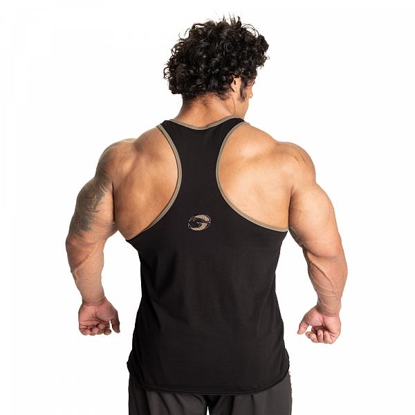 GASP Vintage T-back - Black/Green Detail 2