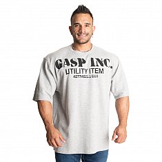 GASP Iron Thermal Tee - Grey Melange