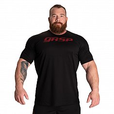 GASP Legacy Gym Tee - Black/Red