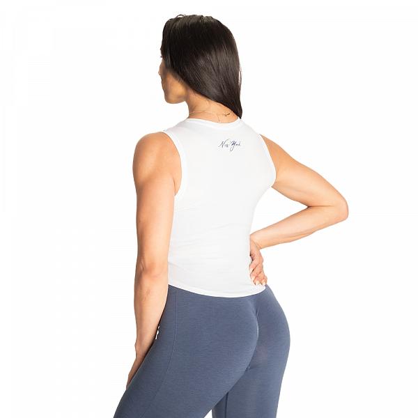 Better Bodies NY Tank - White/blue Detail 2
