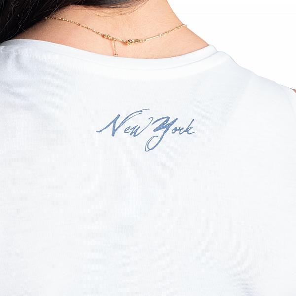 Better Bodies NY Tank - White/blue Detail 5